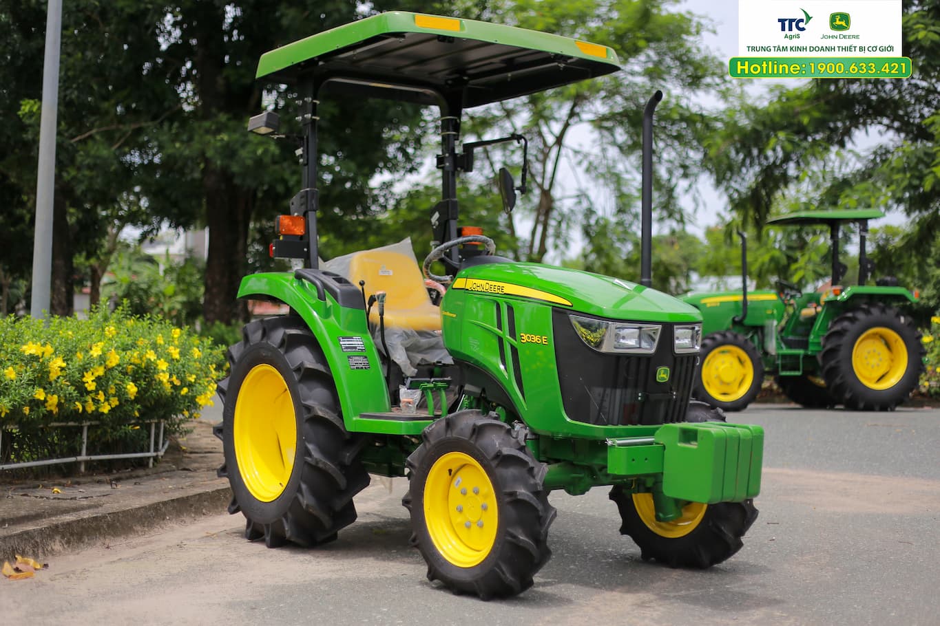 Máy kéo John Deere chuyên dụng cho đồng ruộng - 3036E