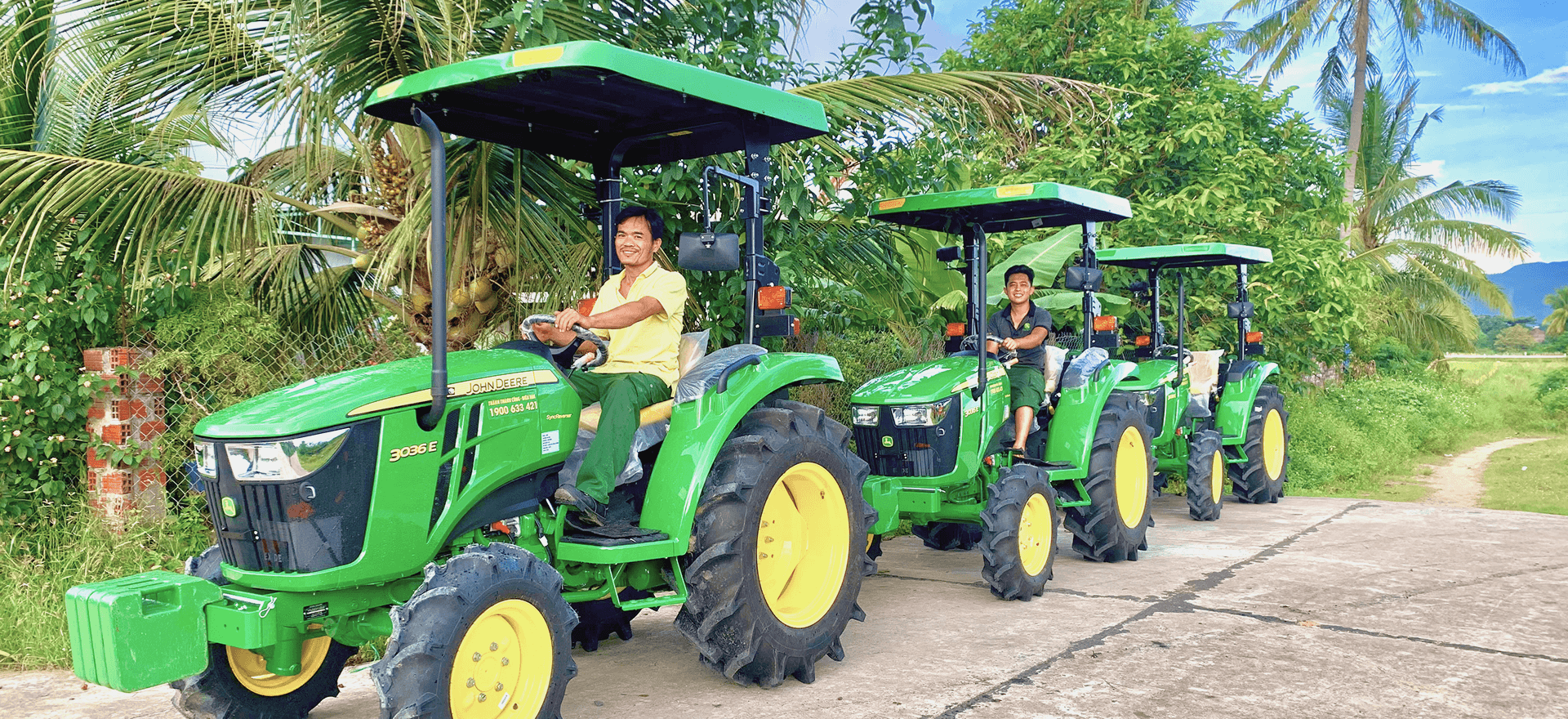 Thương hiệu John Deere luôn là sự đảm bảo cho một mùa thu hoạch bội thu